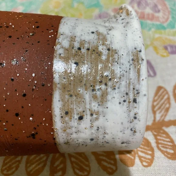Thomas Hellström Ceramic Vase Nittsjö Sweden Mid Century Modern Vintage Nittsjo